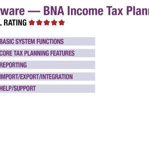 bna income tax planner cost
