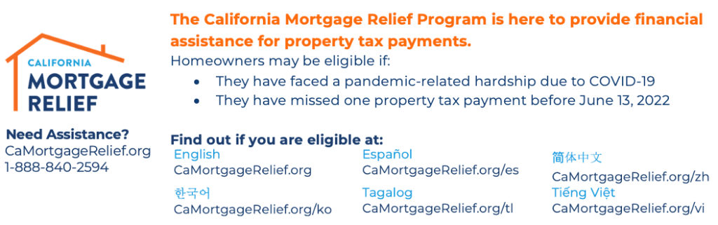 property tax assistance program california