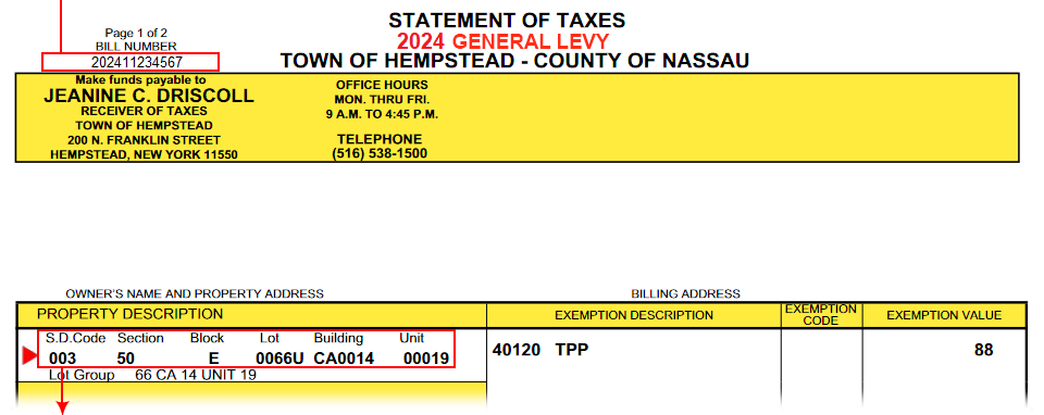town of hempstead taxes due