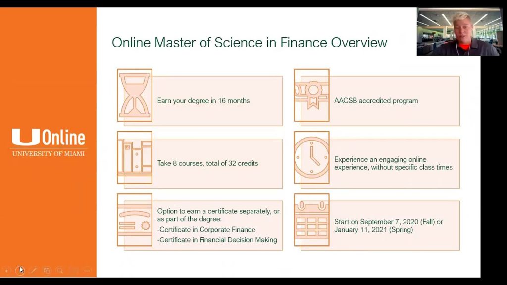 advance your career with an online science masters in finance