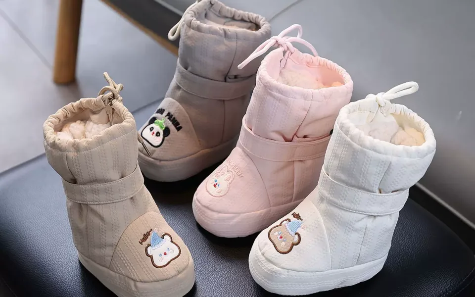 adorable baby snow boots keep tiny toes warm and cozy