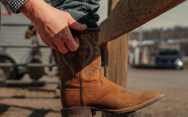 upgrade your style durable leather durango boots with a rugged wood bottom