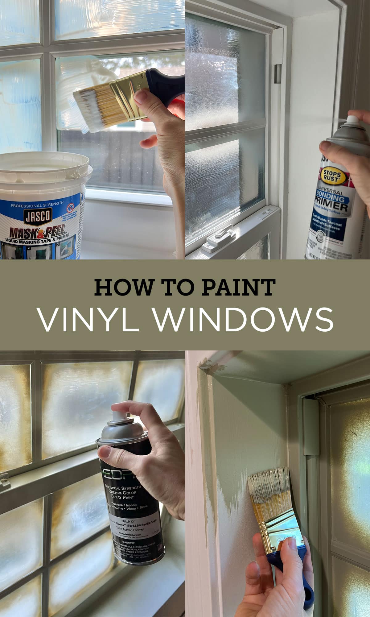painting vinyl windows can you do it right