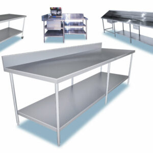Where Work Meets Artistry: Massive Stainless Steel Tables That Revolutionize Your Environment!