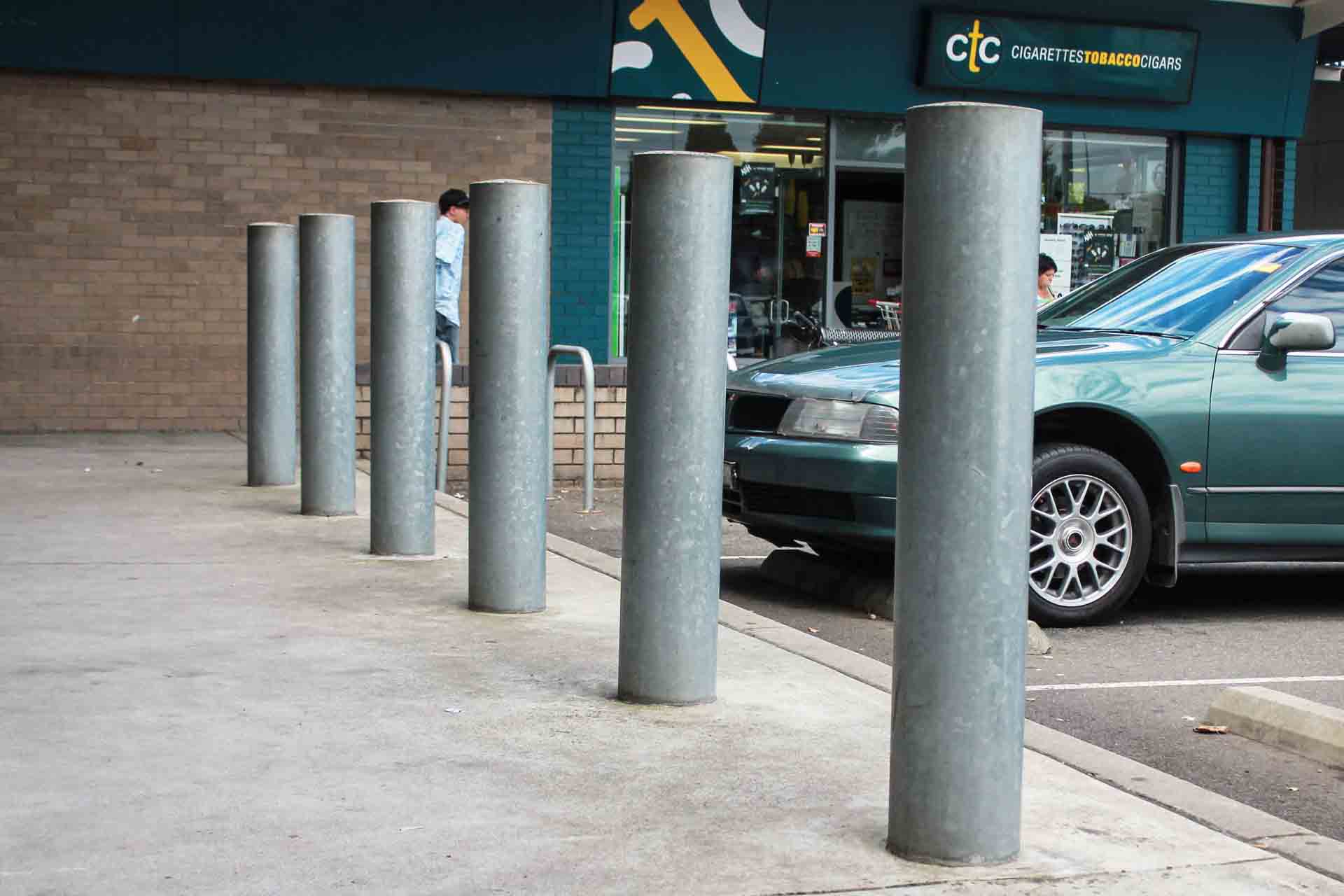 Heavy duty steel bollard by ENCAT