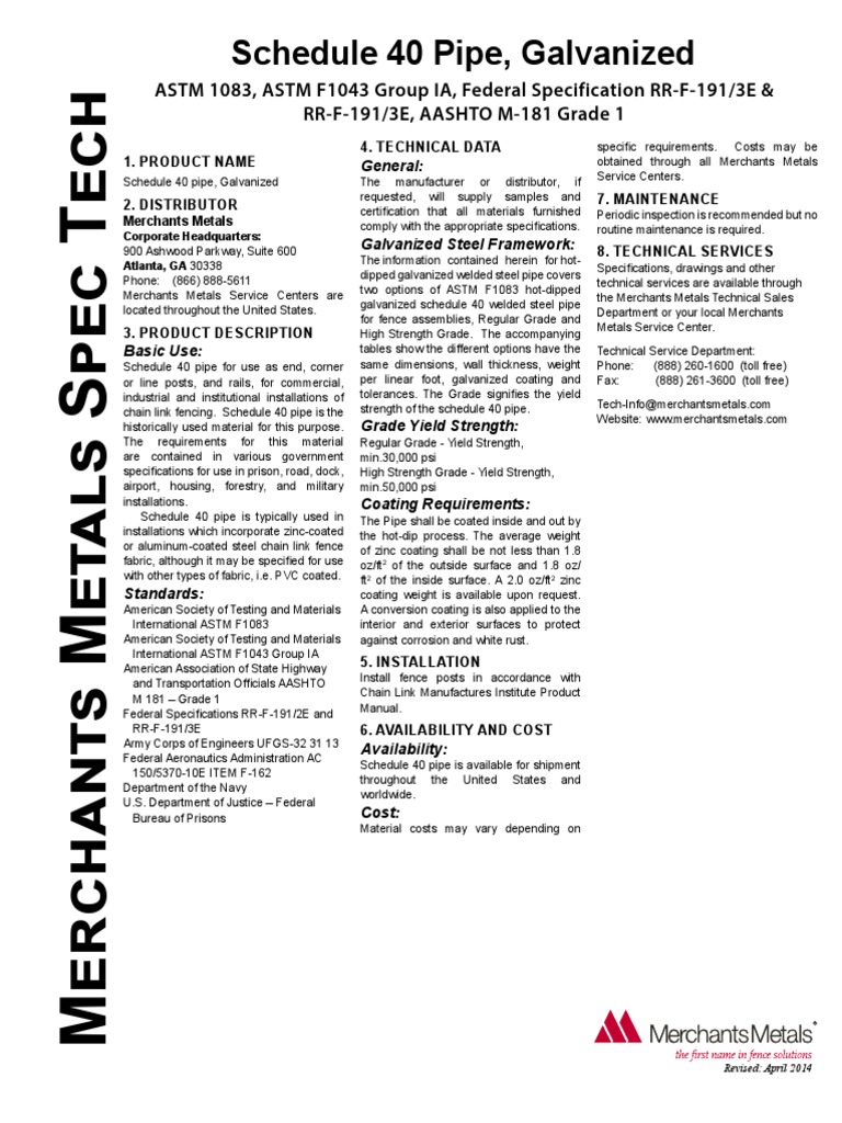 Why Every Project Demands Schedule 40 Galvanized Steel Pipe—90% More Trust In Its Performance!