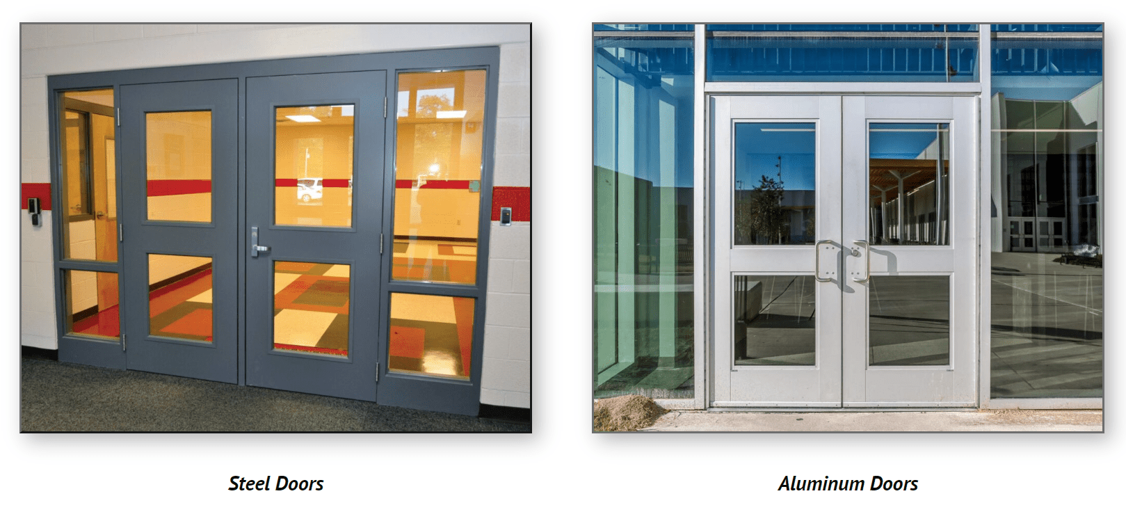 Steel Doors vs Aluminum