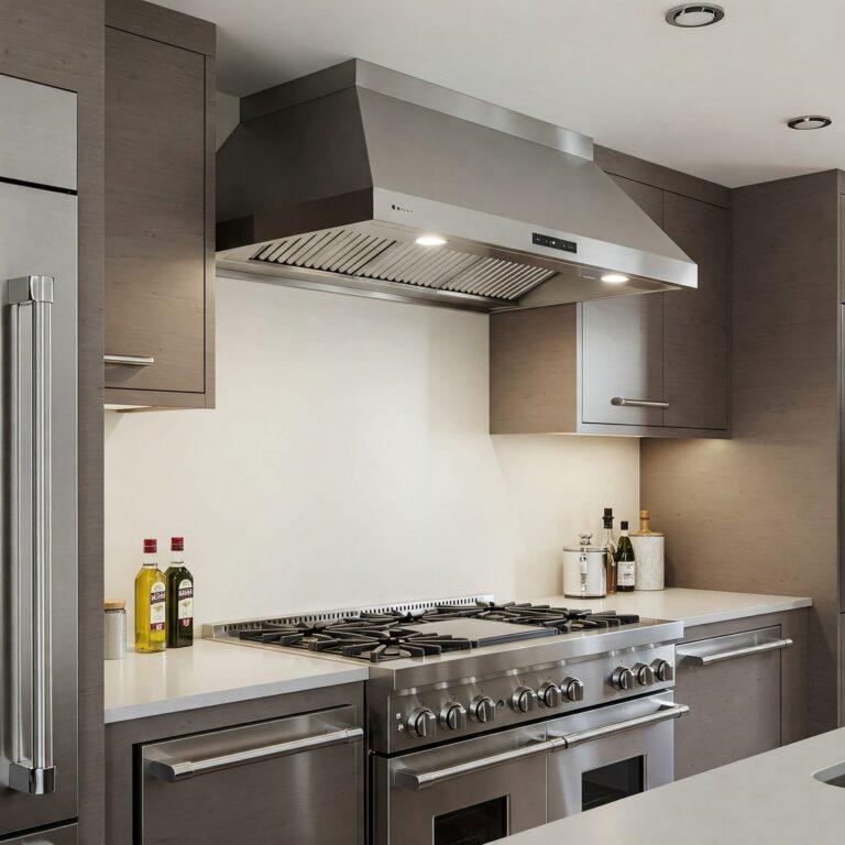 kitchen ductless range hood modern