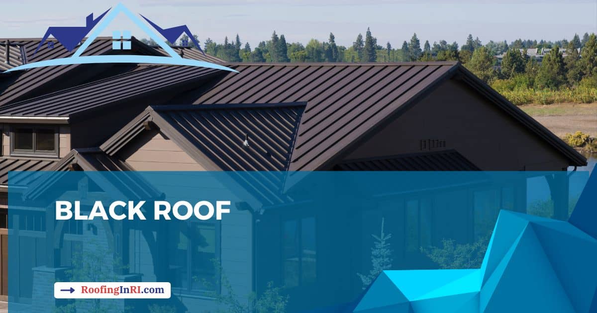 metal black roof