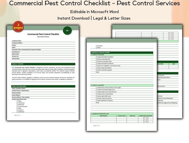 Commercial Kitchen Pest Inspection Checklist 7 commercial kitchen pest inspection checklist 5