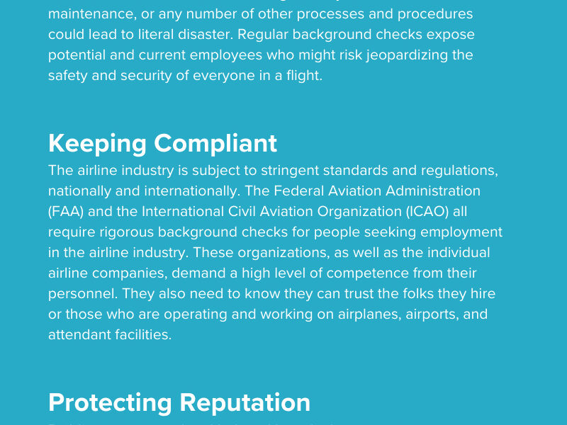 why employee background checks for travel businesses matter